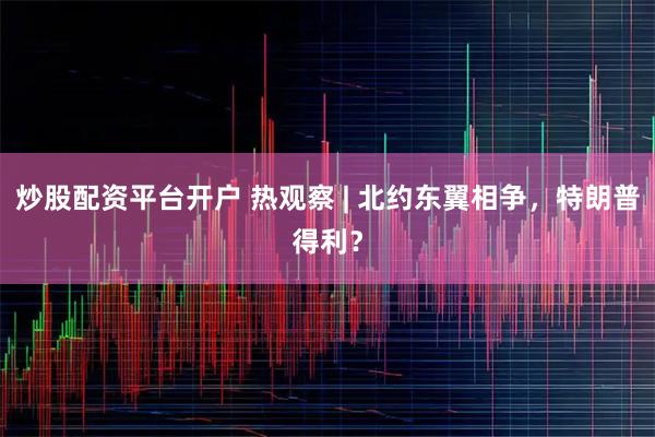 炒股配资平台开户 热观察 | 北约东翼相争，特朗普得利？