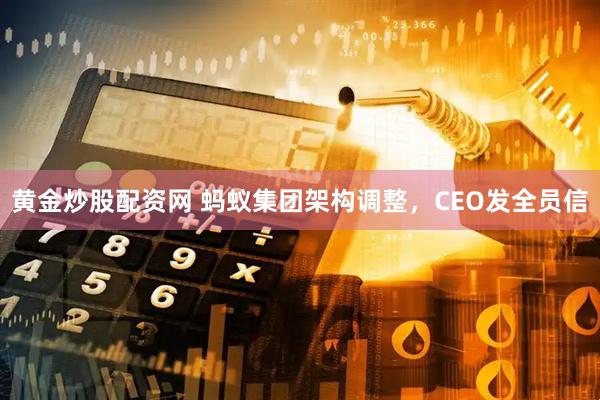 黄金炒股配资网 蚂蚁集团架构调整,CEO发全员信